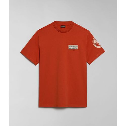 T-shirt & Polo S-AMUNDSEN NP0A4H6B-A62 ORANGE BURNT - Napapijri - Modalova