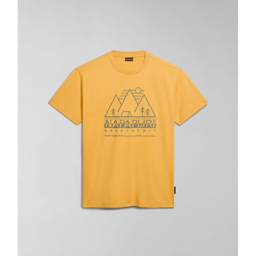 T-shirt & Polo S-FABER NP0A4HQE-1YJ YELLOW KUMQUAT - Napapijri - Modalova