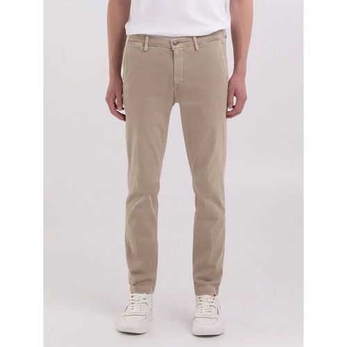 Pantaloni M9627L.8366197 ZEUMAR-225 COFFEE CREAM - Replay - Modalova