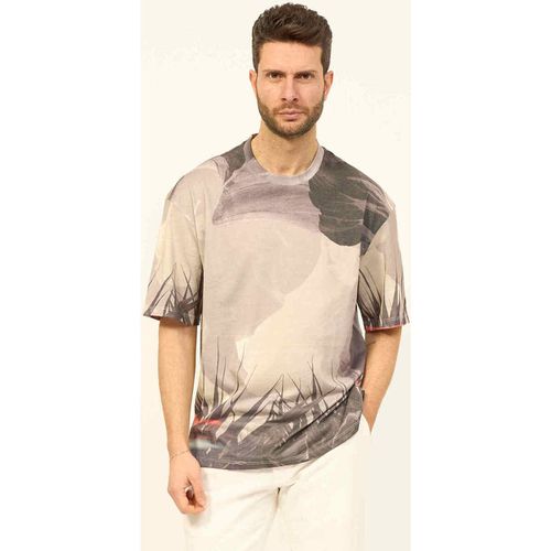 T-shirt & Polo T-shirt uomo AX con stampa foliage allover - EAX - Modalova