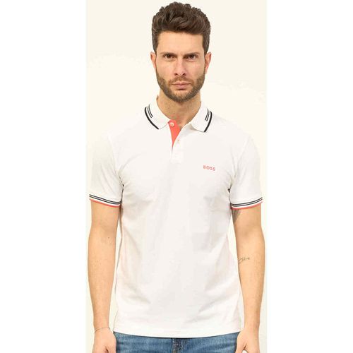 T-shirt & Polo Polo uomo slim fit con righe a contrasto - Boss - Modalova