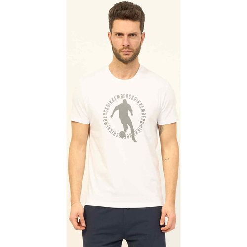 T-shirt & Polo T-shirt con stampa calciatore - Bikkembergs - Modalova