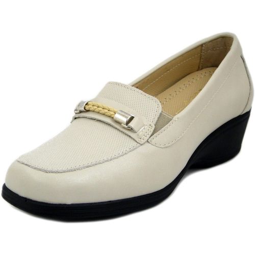 Scarpe Mocassini Donna in Pelle, Sottopiede Estraibile, 9143 - Stile Di Vita - Modalova