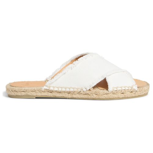 Scarpe Espadrillas Ciabatta Palmera bianco con incrocio - Castaner - Modalova