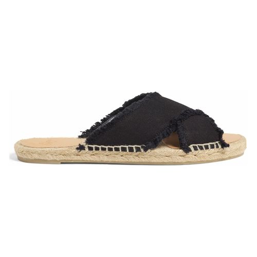 Scarpe Espadrillas Ciabatta Palmera nero con incrocio - Castaner - Modalova