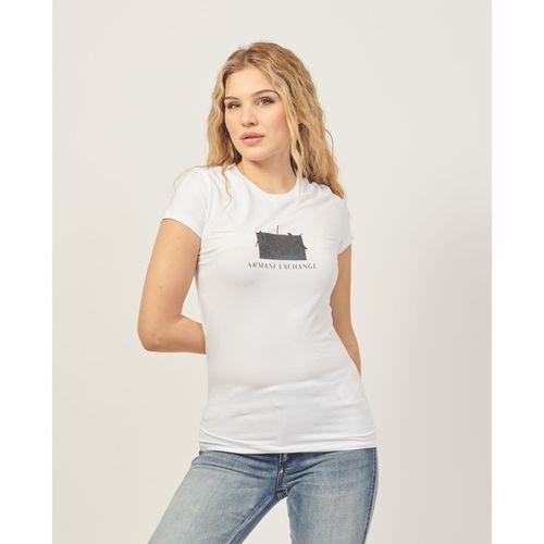 T-shirt & Polo T-shirt girocollo slim fit Armani Sustainability Values - EAX - Modalova