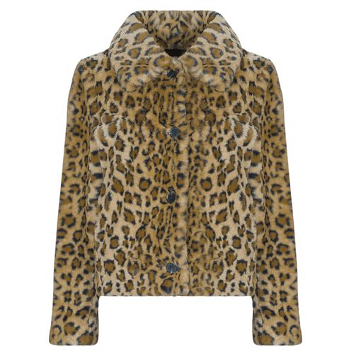 Mantella CECILE PRINT LEOPARD FAUX FUR - Guess - Modalova