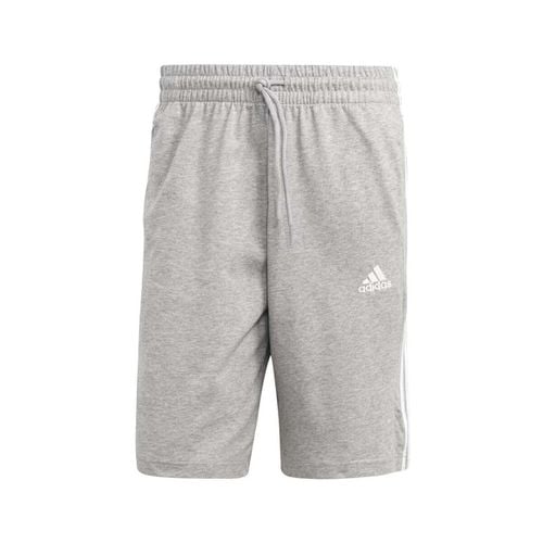 Pantaloni corti Bermuda Uomo Essentials Single Jersey 3-Stripes - Adidas - Modalova