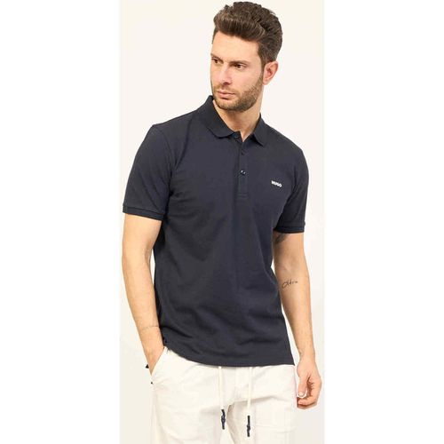 T-shirt & Polo Polo in cotone con logo a contrasto - Boss - Modalova