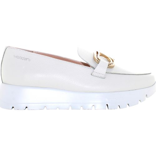 Sneakers basse donna mocassini A-2462 WILD V WHITE - Wonders - Modalova