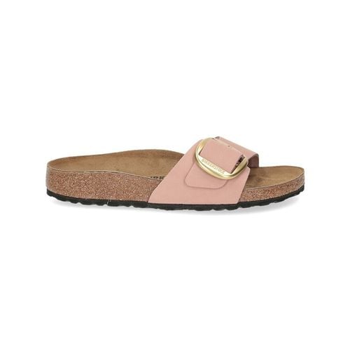 Ciabatte Madrid 1027056 Big Buckle soft pink Nubuck Leather - Birkenstock - Modalova