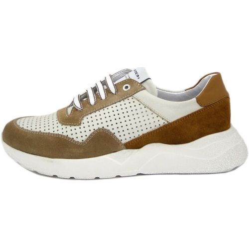 Sneakers Sneakers Uomo in Pelle, Plantare Estraibile, 844 - Exton - Modalova