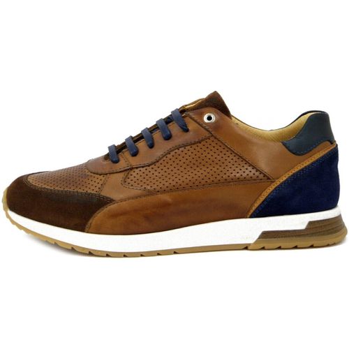 Sneakers Sneakers Uomo in Pelle, Plantare Estraibile, 388 - Exton - Modalova