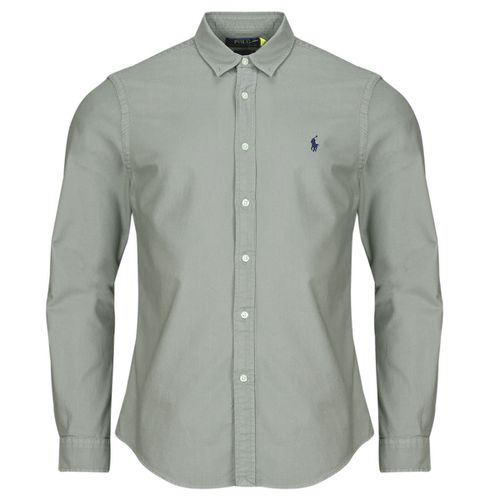 Camicia a maniche lunghe CHEMISE AJUSTEE SLIM FIT EN OXFORD LEGER - Polo ralph lauren - Modalova