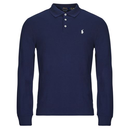 Polo maniche lunghe POLO COUPE AJUSTEE SLIM FIT EN COTON STRECH MESH - Polo ralph lauren - Modalova