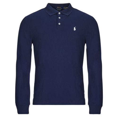 Polo maniche lunghe POLO COUPE AJUSTEE SLIM FIT EN COTON STRECH MESH - Polo ralph lauren - Modalova