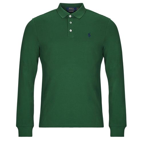 Polo maniche lunghe POLO COUPE AJUSTEE SLIM FIT EN COTON STRECH MESH - Polo ralph lauren - Modalova