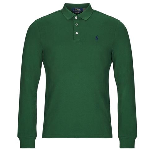 Polo maniche lunghe POLO COUPE AJUSTEE SLIM FIT EN COTON STRECH MESH - Polo ralph lauren - Modalova