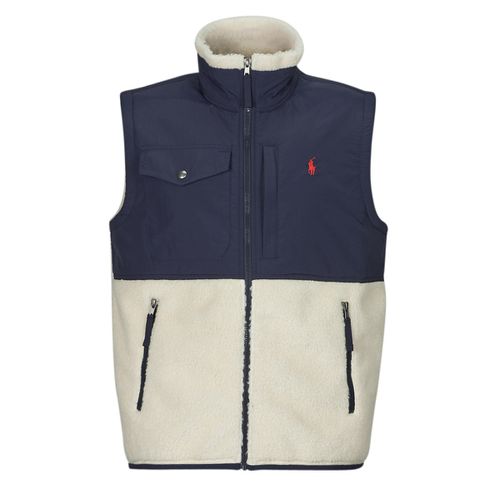 Felpa POLAIRE SHERPA ZIPPEE SANS MANCHE - Polo ralph lauren - Modalova