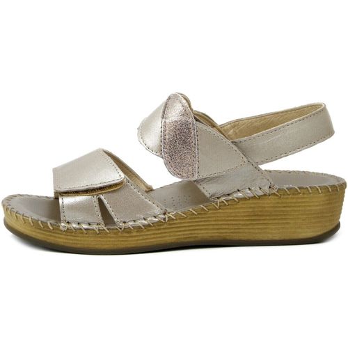 Sandali Sandali Donna in Pelle, Doppio Strap, 45124 - Walk In The City - Modalova