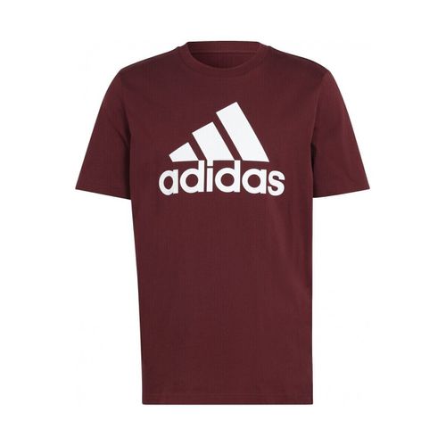 T-shirt T-shirt Essentials IS1301 Rosso Regular Fit - Adidas - Modalova