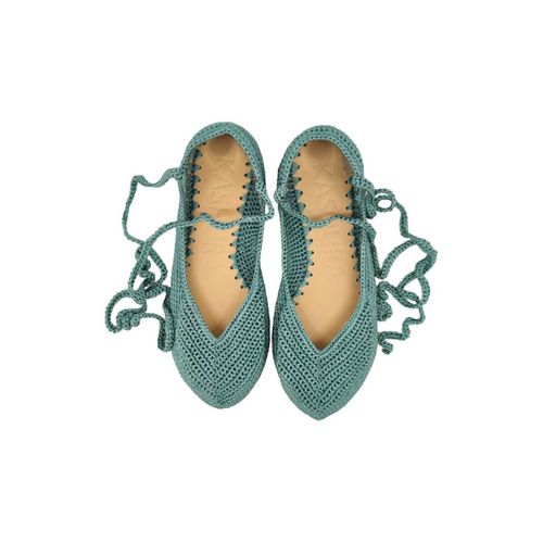 Scarpe Espadrillas Scarpe Ballerina High Donna Flo Sage - Kashura - Modalova