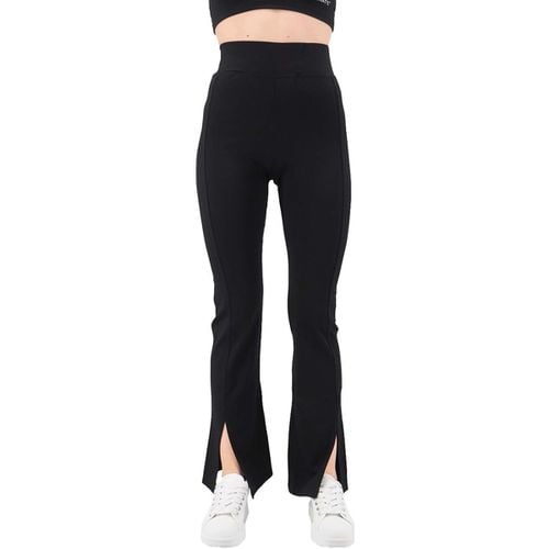 Collant Leggings Con Spacco In Punto Milano Con Stampa - Hinnominate - Modalova