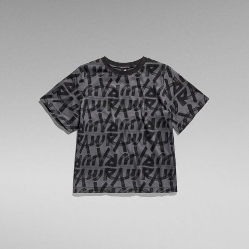 T-shirt & Polo D24765 D611 CALLIGRAPHY ALLOVER-G419 GREY - G-star raw - Modalova