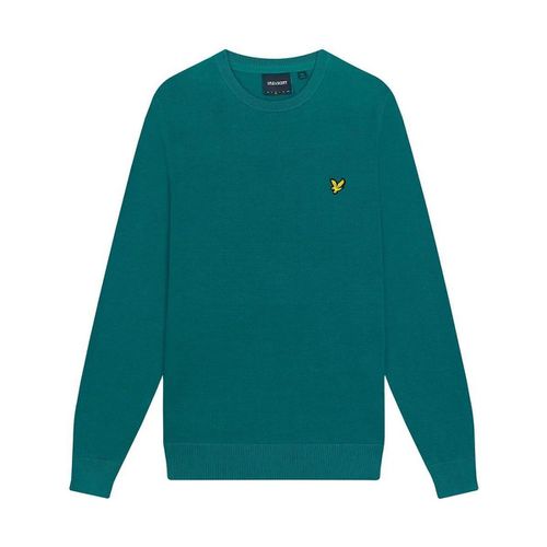 Maglione KN821V CREW NECK-154 COURT GREEN - Lyle & Scott - Modalova