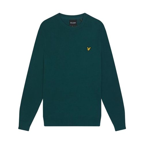 Maglione KN821V CREW NECK-W746 MALACHITE GREEN - Lyle & Scott - Modalova