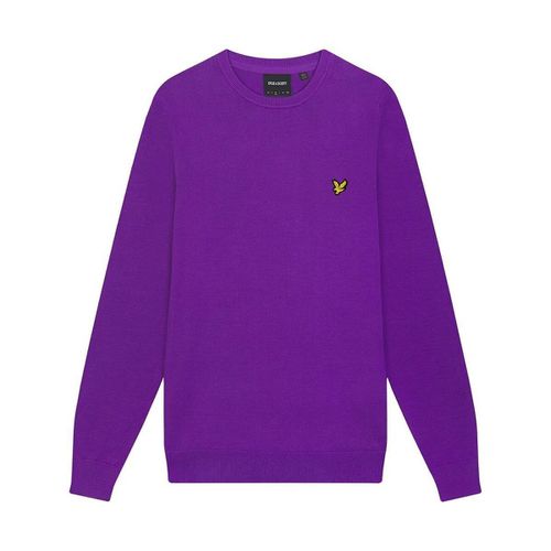 Maglione KN821V CREW NECK-X515 CARD PURPLE - Lyle & Scott - Modalova