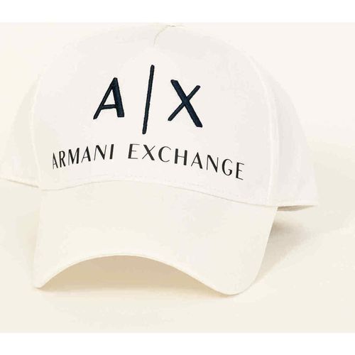Cappelli Cappello AX con visiera e dettagli in pelle - EAX - Modalova