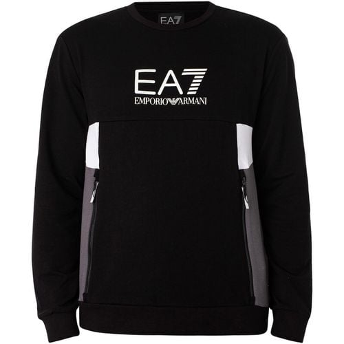 Felpa Felpa con logo grafico - Emporio Armani EA7 - Modalova