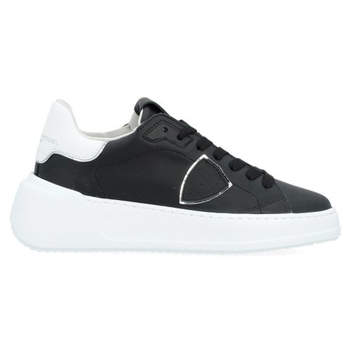 Sneakers Sneaker Tres Temple da donna in pelle nera e - Philippe Model - Modalova