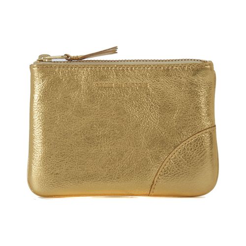 Portafoglio Bustina Wallet Comme des Garçons in pelle oro - Comme Des Garcons - Modalova