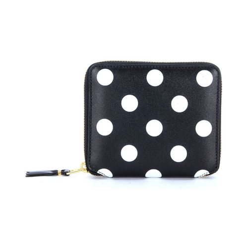 Portafoglio Portafoglio Comme Des Garçons Wallet in pelle nera con pois - Comme Des Garcons - Modalova