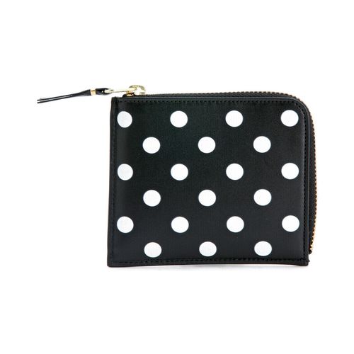 Portafoglio Bustina rettangolare Comme Des Garçons Wallets nera e pois - Comme Des Garcons - Modalova