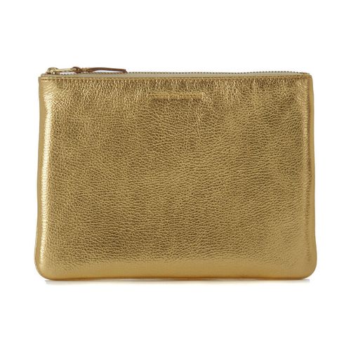 Portafoglio Pochette Wallet Comme des Garçons in pelle oro - Comme Des Garcons - Modalova