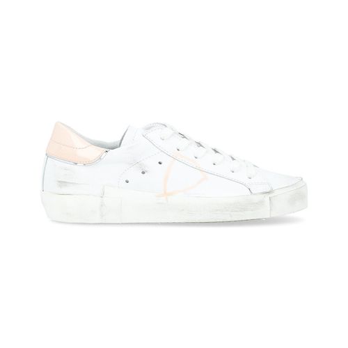 Sneakers Sneaker Paris X in pelle bianca con logo - Philippe Model - Modalova