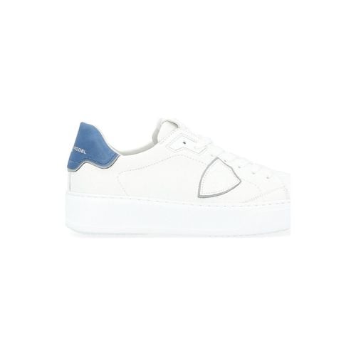 Sneakers Sneaker modello Temple bianca e blu - Philippe Model - Modalova