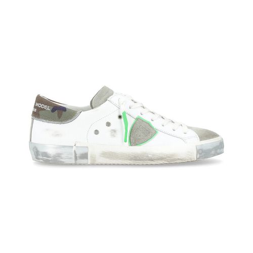 Sneakers Sneaker Paris X bianco e verde - Philippe Model - Modalova