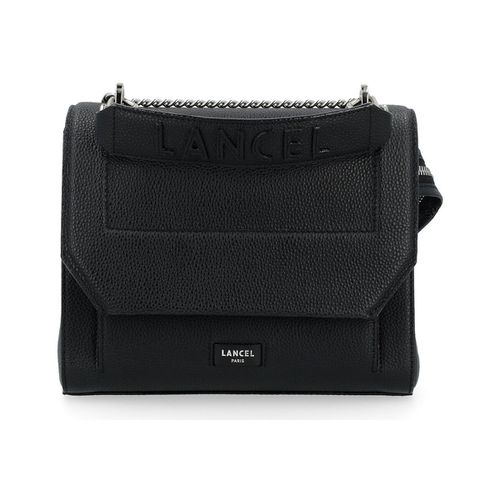 Borsa Borsa Lancel Ninon M Flap Bag in pelle nera - Lancel Paris 1876 - Modalova