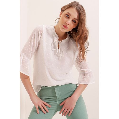 Camicia Camicetta in chiffon - Mt Clothes - Modalova