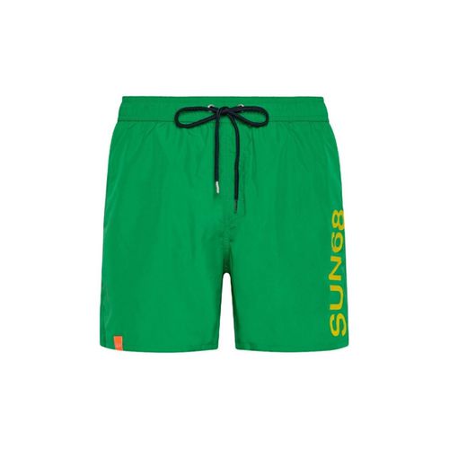 Costume / Bermuda da spiaggia Swim Pant With Macro Logo On Front - Sun68 - Modalova