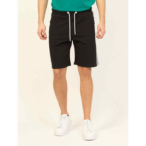 Pantaloni corti Bermuda uomo con banda verticale - Bikkembergs - Modalova