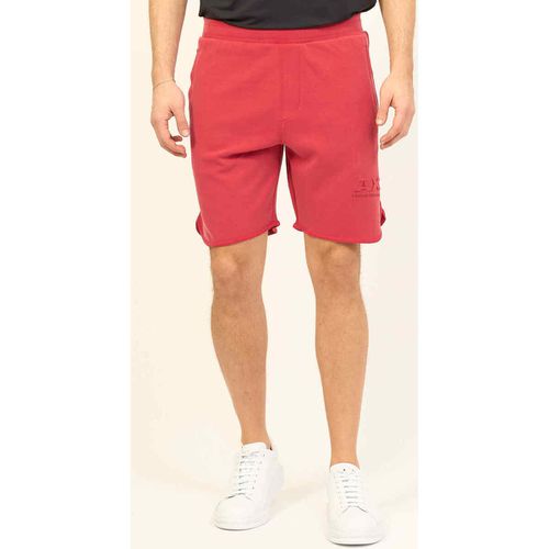 Pantaloni corti Bermuda in jersey di cotone con logo - EAX - Modalova