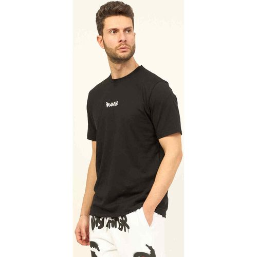 T-shirt & Polo T-shirt nera in cotone con logo - Disclaimer - Modalova