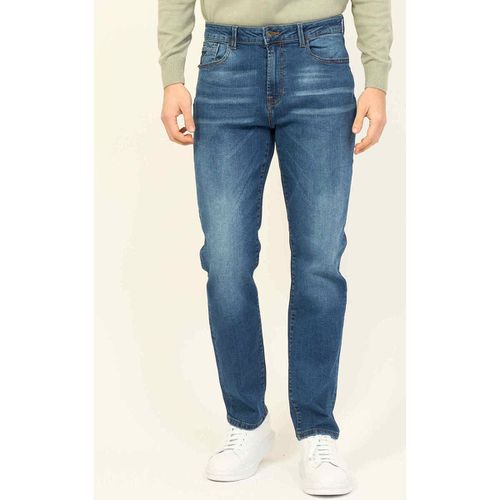 Jeans Jeans uomo a 5 tasche in cotone straight - Yes Zee - Modalova