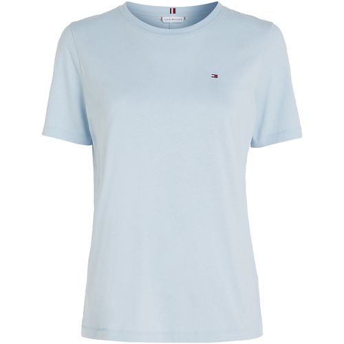 T-shirt & Polo T-shirt celeste con mini logo - Tommy hilfiger - Modalova