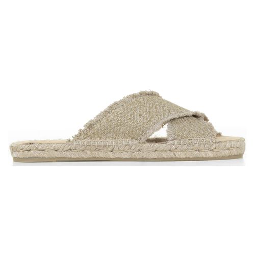 Scarpe Espadrillas Ciabatta Palmera oro con incrocio - Castaner - Modalova